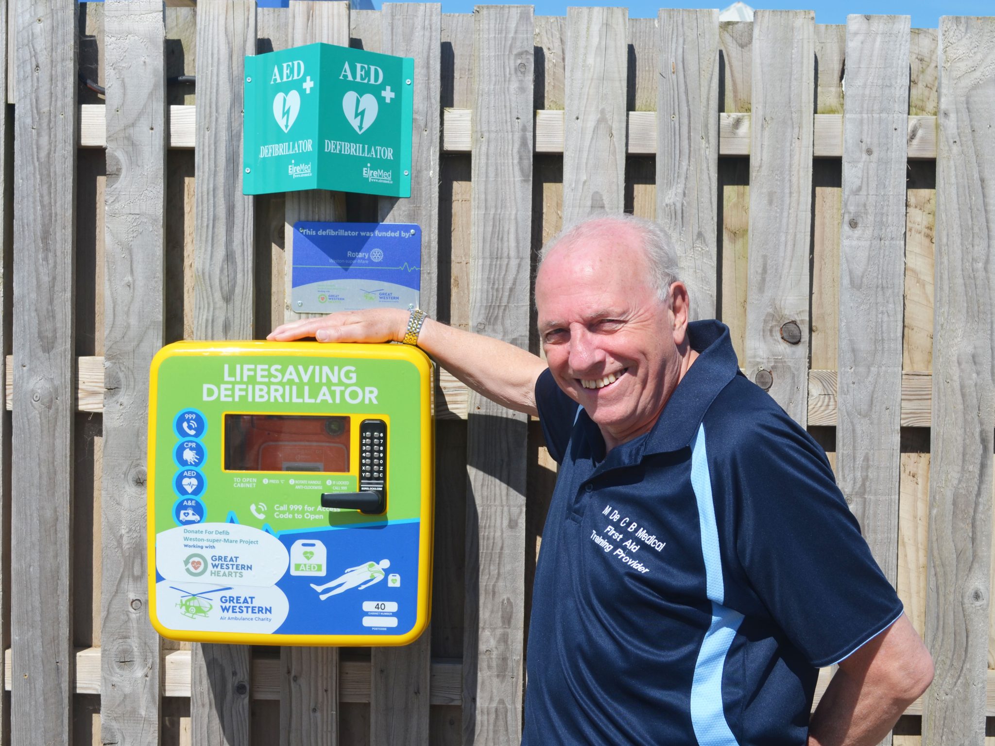 Project Ambassadors - Donate for defib weston-super-Mare